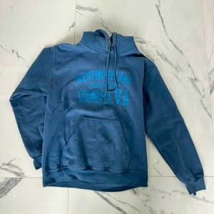 Blue hoodie